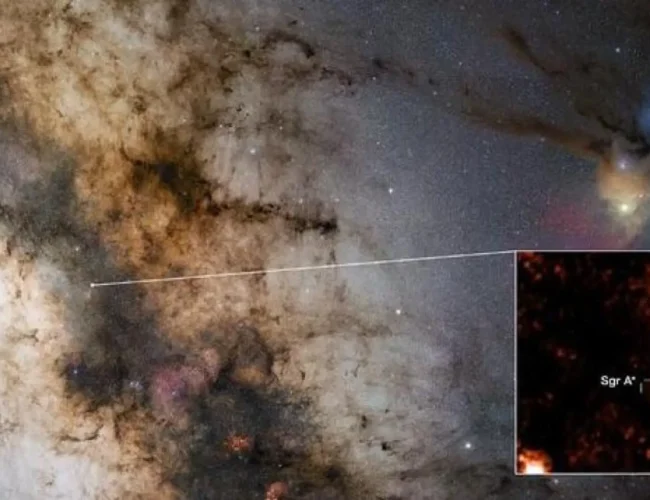 Detectan la primera estrella binaria cerca de un agujero negro supermasivo