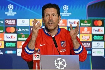 Simeone: «Ellos acabaron cuartos; no somos favoritos»