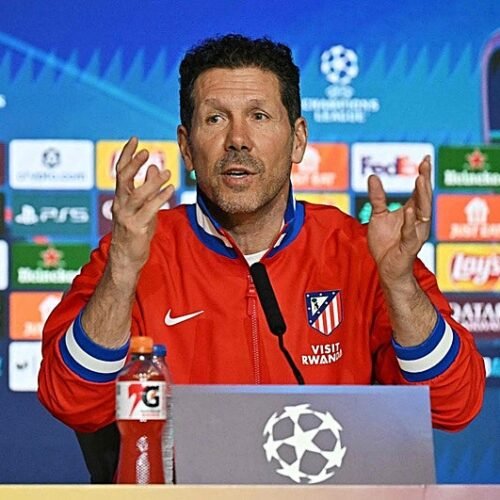 Simeone: «Ellos acabaron cuartos; no somos favoritos»