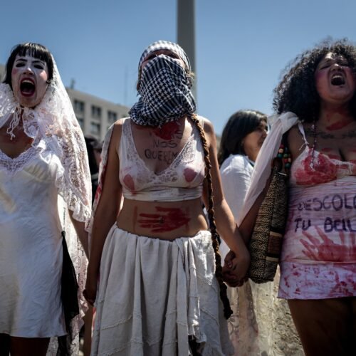 Las manifestaciones por el Día Internacional de la Mujer en América, en imágenes