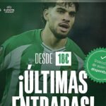 Entradas desde 18 euros para el Betis – Panathinaikos de la Europa League