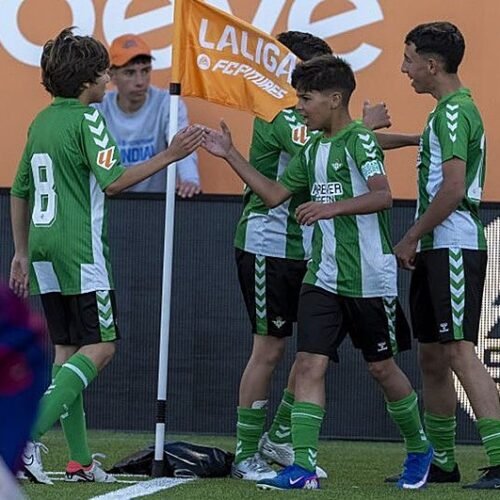 El alevín del Betis jugará la final del Mundial sub 12 de LaLiga Futures