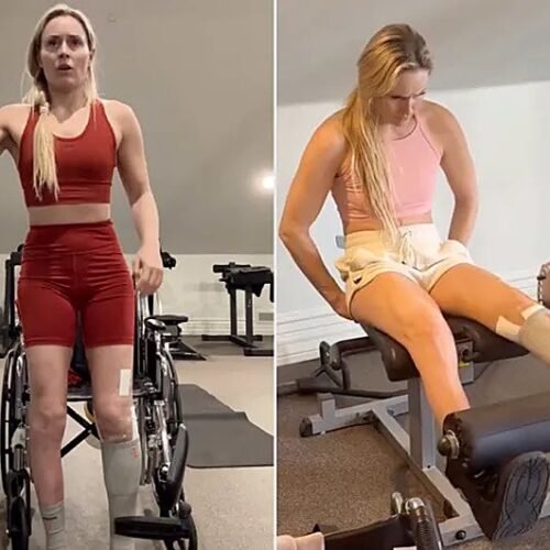 La milagrosa recuperación de Lindsey Vonn: de la casi amputación a ponerse en pie