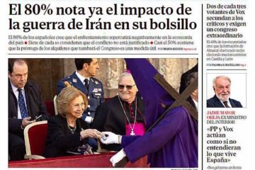 Portada de EL MUNDO del sábado 4 de abril de 2026