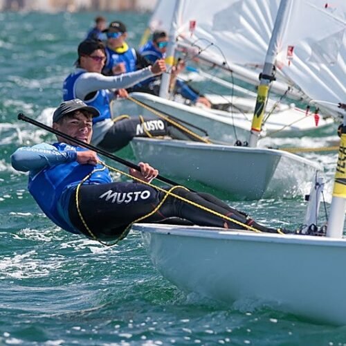 427 regatistas de 42 países participan en el Europeo de ILCA 4 en el Mar Menor