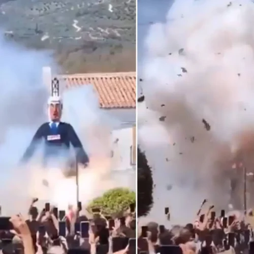 Israel convoca a la encargada de negocios española en Tel Aviv por la quema de un muñeco de Netanyahu