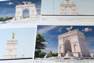 Así será el arco del triunfo que Trump quiere construir en Washington