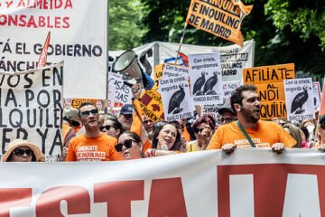 Miles de personas se echan a las calles de Madrid contra la crisis habitacional y en defensa de una vivienda «digna»