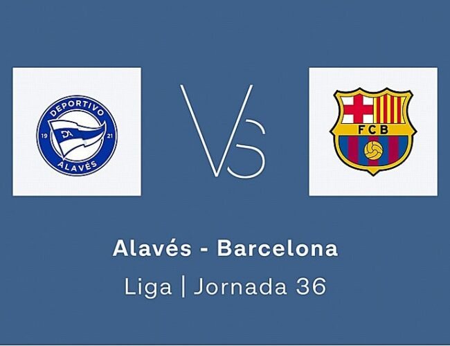 Estadísticas del Alavés – Barcelona de la jornada 36 de la Liga