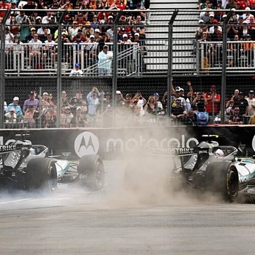 Saltan chispas entre los pilotos de Mercedes: «Ha sido muy sucio»