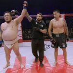 ¡Como en UFC 1! Un luchador de sumo se impone a un boxeador en el DWT 4 de Jordi Wild en Madrid