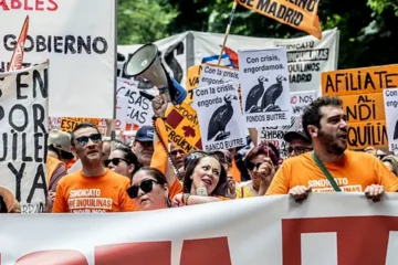 Miles de personas toman las calles de Madrid ante la crisis de la vivienda