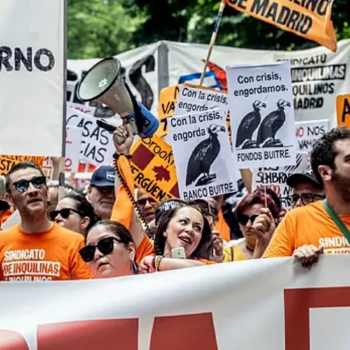 Miles de personas toman las calles de Madrid ante la crisis de la vivienda