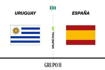 Estadísticas del Uruguay – España de la primera fase del Mundial