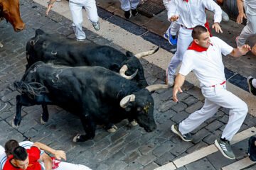 San Fermín 2026: las mejores imágenes del octavo y último encierro