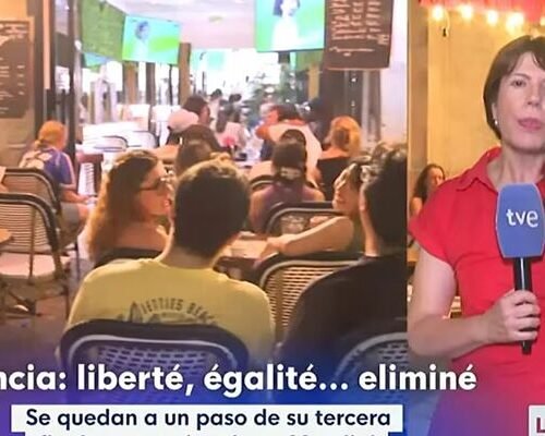 Liberté, égalité… eliminé: el aplaudido e irónico rótulo de La hora de La 1 tras la derrota de Francia que ha desatado la locura