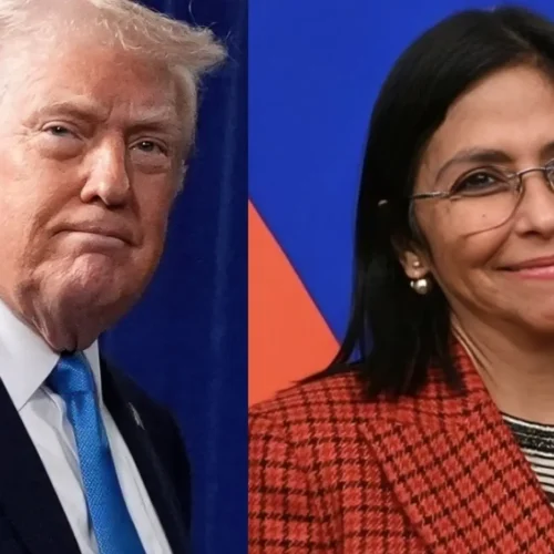 Trump pide inmunidad para Delcy Rodríguez mientras continúe en el poder en Venezuela