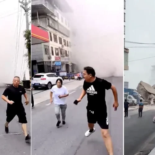 Las terroríficas imágenes de un corrimiento de tierras en China que ha causado al menos 8 muertos y decenas de desaparecidos