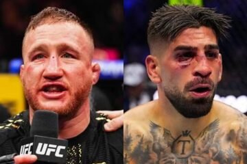 Justin Gaethje cierra la puerta a Topuria en la revancha por el cinturón : «Va a tener que conseguir una victoria antes»
