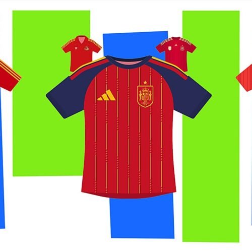 ¿Cuál ha sido la mejor camiseta de españa en un mundial? Elige tu favorita