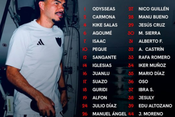 García Plaza viaja a Países Bajos con 28 futbolistas; Marcao y Ejuke, fuera