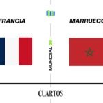 Estadísticas del Francia – Marruecos de cuartos de final del Mundial