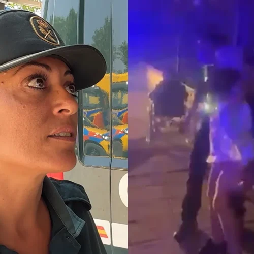 El conmovedor relato de una guardia civil que participó en el desalojo de una residencia amenazada por el fuego en El Tiemblo (Ávila)