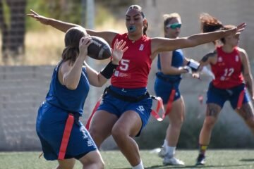 Así se juega al flag football, el nuevo deporte olímpico que España trata de conquistar