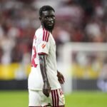 El debut, de menos a más, de Arouna Sangante con el Sevilla FC: «Lo ha tenido que pasar mal»