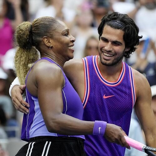 «¿Y esa melena?»: Alcaraz desata la locura junto a Serena en su regreso al tenis