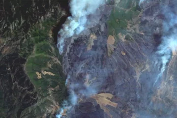 Los incendios también se combaten desde el espacio