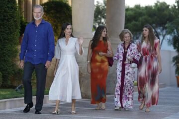La preocupación por Ceuta acapara la recepción de la Familia Real en Marivent
