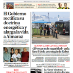 Portada de EL MUNDO del sábado 15 de agosto de 2026