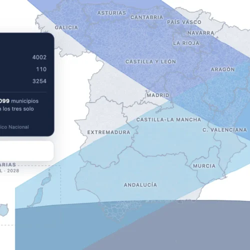 El mapa de los tres grandes eclipses solares de España en 2026, 2027 y 2028: consulta cómo se verán en tu municipio