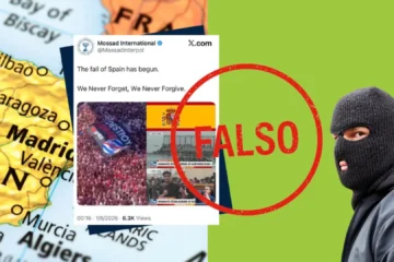 La cuenta de X del Mossad no ha publicado que ‘la caída de España ha comenzado’