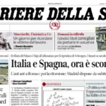 El «enfrentamiento total» entre Italia y España protagoniza la prensa italiana