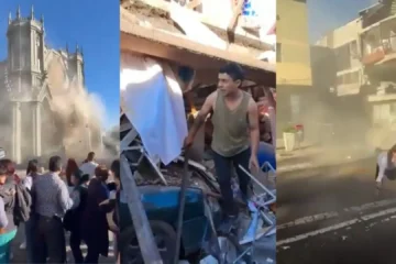 Edificios colapsados, pánico en las calles… los vídeos más impactantes del potente terremoto que ha azotado a Colombia