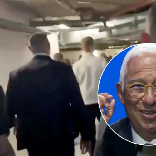 Antonio Costa, evacuado de urgencia a un refugio en Kiev por un ataque ruso