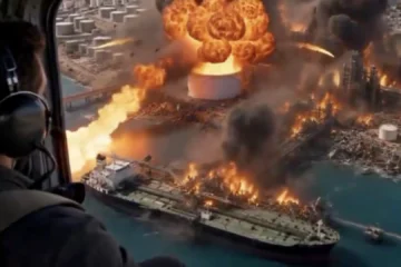 Trump publica un vídeo generado con IA que muestra la destrucción de la isla iraní de Jarg