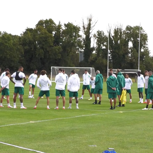 El Betis se ejercita en suelo irlandés con Isco, Antony y Cucho