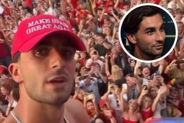 Ferran Torres, sobre el motivo por el que llevó la gorra de ‘Make Spain Great Again’ en la celebración del Mundial: «Honestamente, no sé de política»