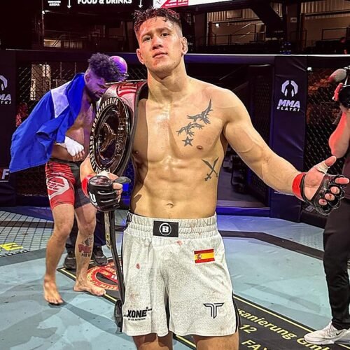 Gino van Steenis, luchador de PFL: «Creo que en tres peleas disputaré el título»