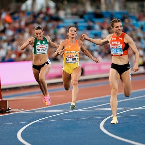 Maribel Pérez se despide en semifinales del hectómetro y ya se enfoca en los relevos