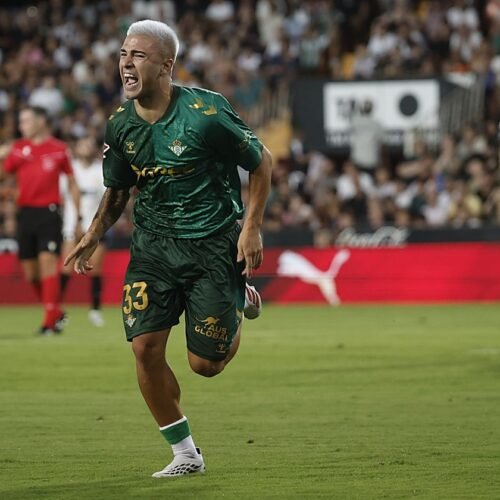 Valencia – Betis, las notas de los jugadores: Pablo García por fin luce su zurda de gol con el Betis