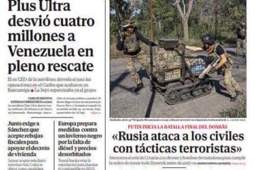 Portada de EL MUNDO del sábado 26 de septiembre de 2026