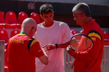 Susto de Rafa Jódar antes de la eliminatoria ante Chile