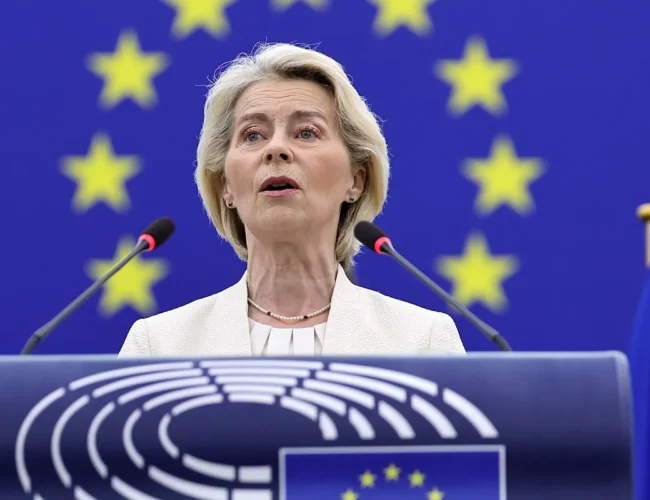Von der Leyen defiende a España en su discurso de la UE: «Ceuta es España. Ceuta es Europa»