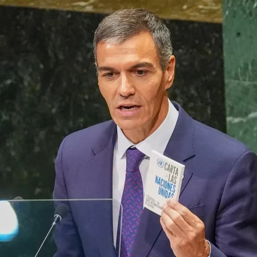 Sánchez lanza ante la Asamblea de la ONU un alegato contra las políticas de Trump