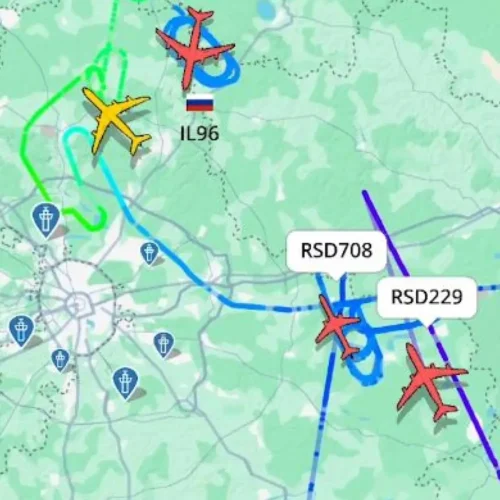 Un ataque con drones impide que cuatro aviones del gobierno ruso aterricen en Moscú