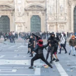 Italia vive protestas violentas contra el coste de la vida: los disturbios se extienden por las calles de Milán, Turín y Bolonia